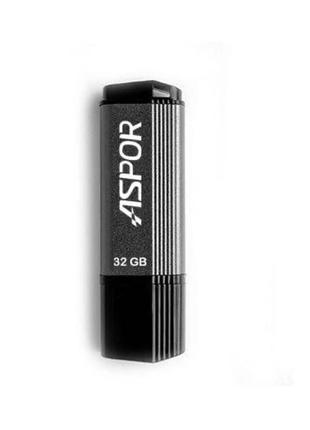 Usb flash aspor ar121 32gb-графiтовий,срiбло,золотий.