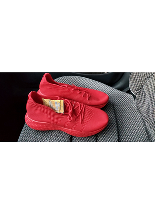 Кросівки червоні стильні1 фото
