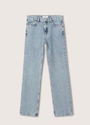 Новые джинсы прямого кроя бренда mango3 фото