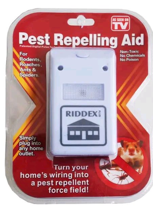 Ультразвуковой отпугиватель вредителей pest repelling aid 1818