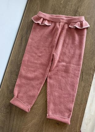 Трикотажные брюки розовые primark