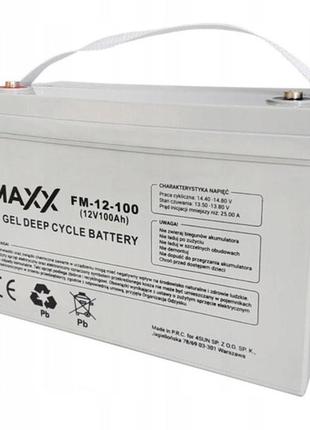 Гелевый аккумулятор для ибп maxx gel 12v 100ah