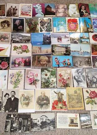 Листівки ретро. 50-60 роки. оригінал.