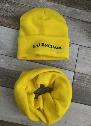 Наборы детский шапка и хомут. выбор.