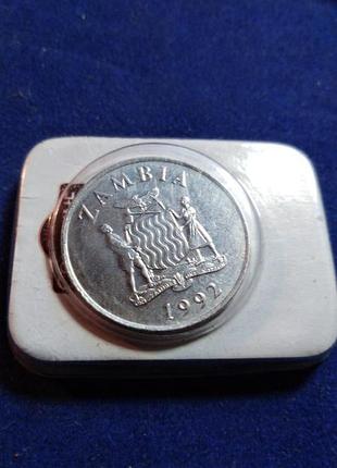 Квача. замбія. 1992 р. нова. в капсулі.