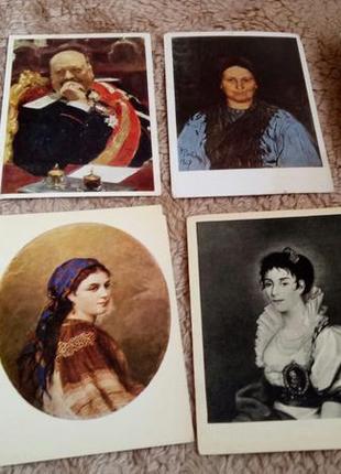 Портрети. добірка листівок. срср.
