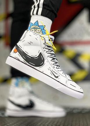 Кеди чоловічі nike blazer mid white