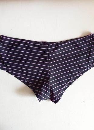 Фіолетовий чорний купальник дитячий підліток-трійка5 фото