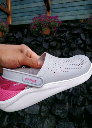 Оригінал crocs lite ride, крокси, тапки, шльопанці3 фото