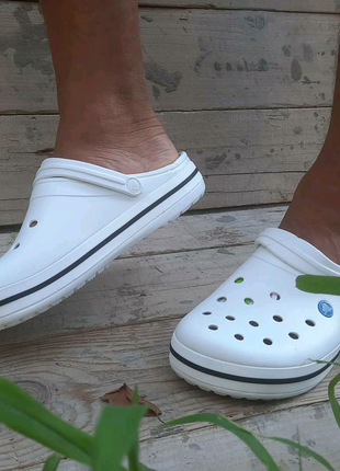 Оригінал crocs crocband,крокси,тапки,взуття,шльопанці3 фото