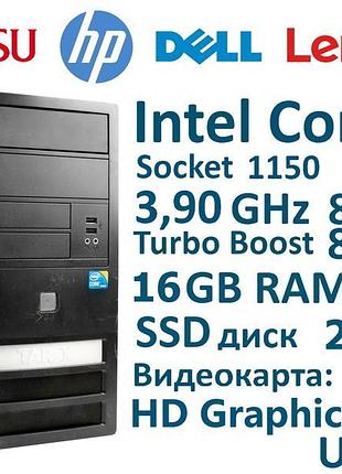Intel core i7 ram 16гб ssd 256гб системний блок з німеччини