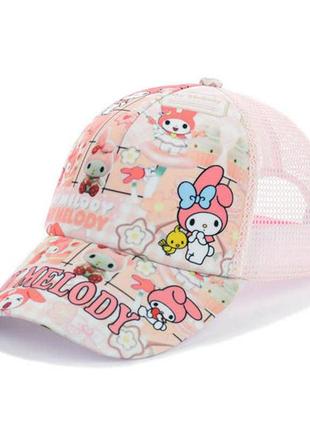 Детская кепка c сеткой "my melody"