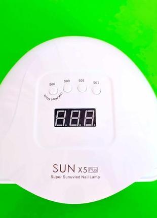 Sun x5 plus 54w професійна уф led-лампа сушіння нігтів лак...4 фото