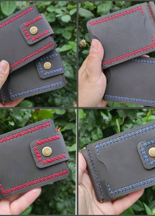 Гаманець(кошелек) bifold(шкіра crazy horse) та зажим