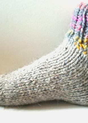 Шкарпетки ручного в'язання з вовни2 фото
