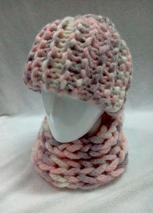 Шапка і баф жіночі