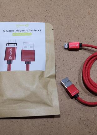 Wsken x1 магнітний micro usb кабель з швидкою зарядкою (1 метр)