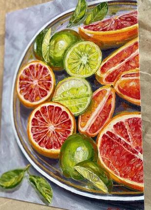 Картина «цитрусові»