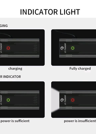 X-tiger велосипедний ліхтарик - павербанк.4 фото