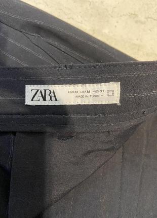 Мужские брюки брюки брюки классические zara в полоску2 фото