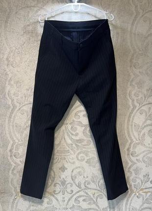Мужские брюки брюки брюки классические zara в полоску5 фото