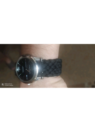Годинник кварц з браслетом з шнура паракорд2 фото