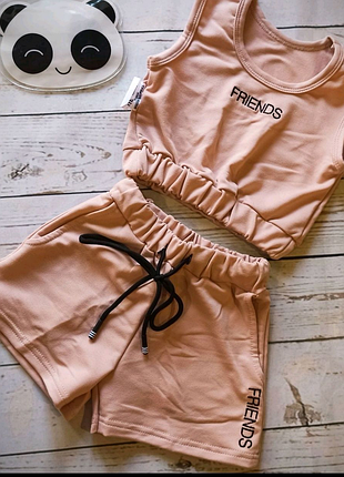Костюм двійка дитячий.топ+ шорти