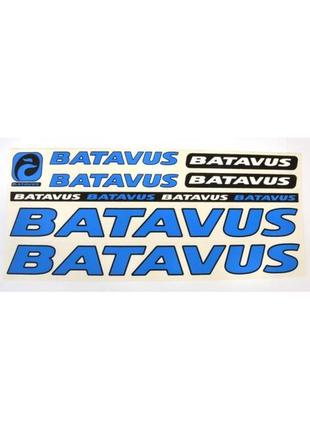 Наклейка batavus на раму велосипеда, синий (nak043)