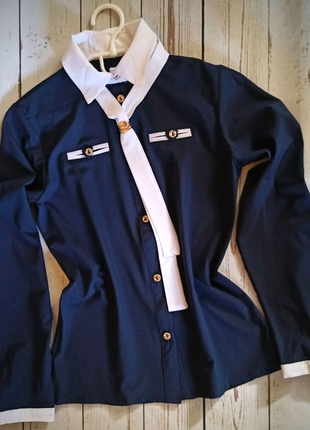 Блуза дитяча.синій