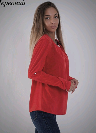 Блузка женская.темно красная