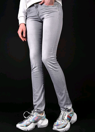 Джинси підліткові сірі демисезон