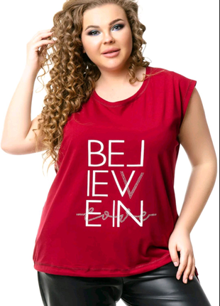 Футболка жіноча батал