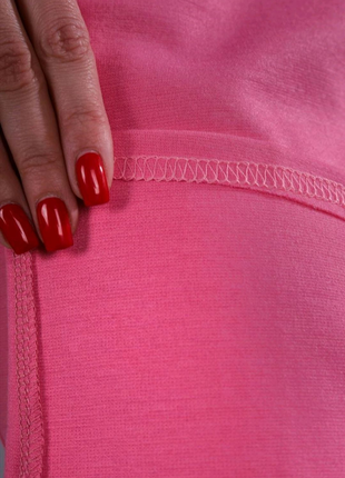 Сукня - туніка з капюшоном . рожева4 фото