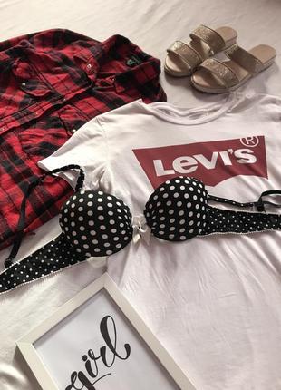 Бюстгальтер в горошек