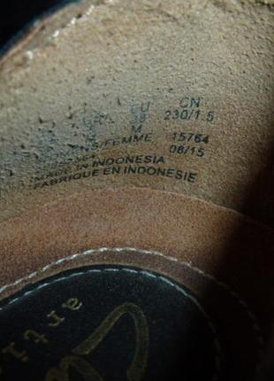 Clarks artisan мягкие кожаные туфли балетки мокасины кларкс, р 38 , стелька 23,5 см6 фото