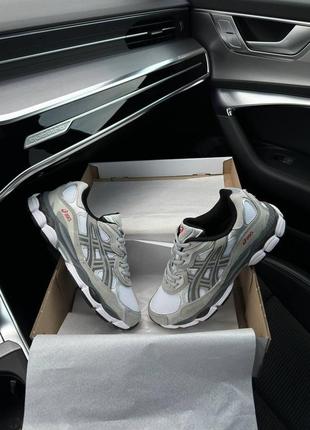 👕мужские кроссовки asics gel-nyc gray white silver7 фото