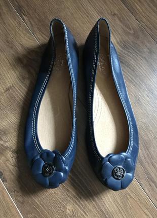 Кожаные балетки next