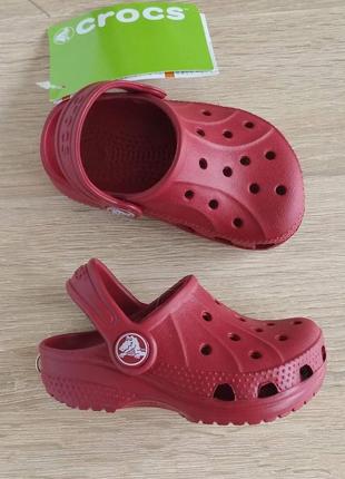 Шльопки шльопанці крокси дитячі crocs laren clog k 21-22 розмір