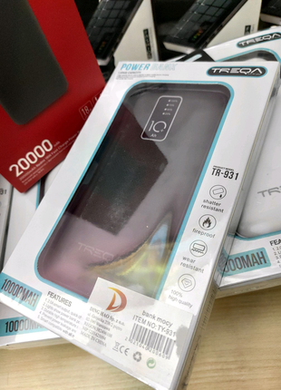 Treqa 10000mah 18w fast charging, powerbank, швидка зарядка10 фото