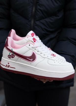 Женские кроссовки nike air force 1 low valentine’s day