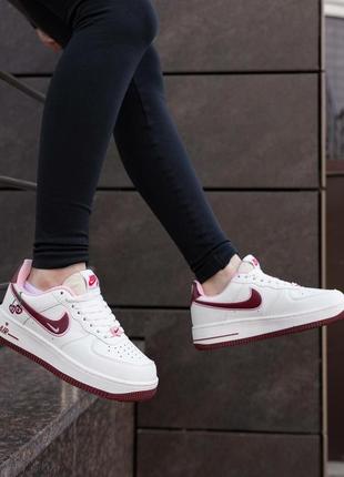 Женские кроссовки nike air force 1 low valentine’s day7 фото