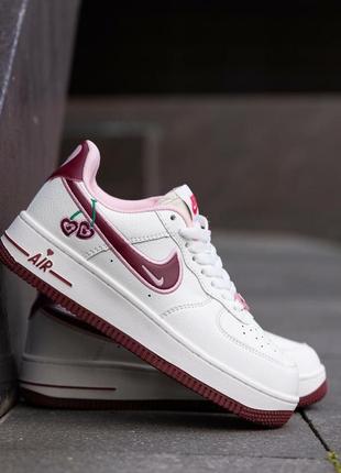 Женские кроссовки nike air force 1 low valentine’s day3 фото