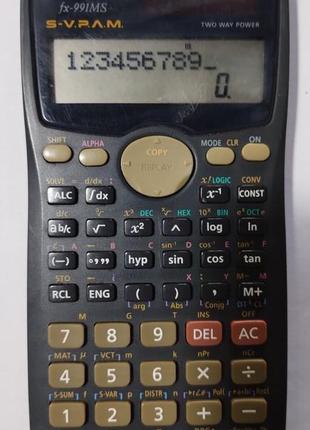 Калькулятор інженерний casio fx-991ms