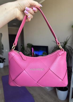 Valentino сумка ibiza vbs6v503 розовая8 фото