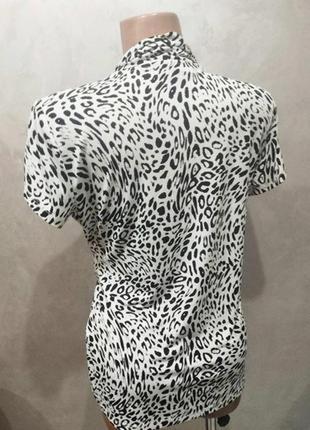 468.эффектная блуза в анималистичный принт легендарного американского бренда dkny5 фото
