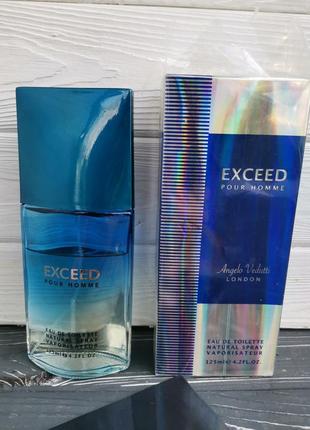 Exceed pour homme 4,2 унції. туалетна вода-спрей для чоловіків від анджело ведутти 125 ml