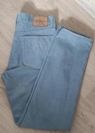 Джинсы, вельветовые брюки мужские, calvin klein, p36(52)