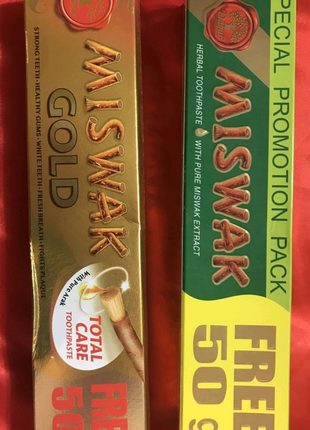 Зубна паста miswak gold, miswak