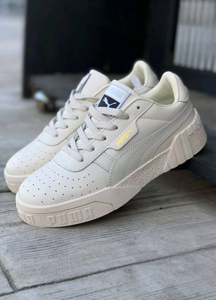 Кросівки puma cali (бежевые)