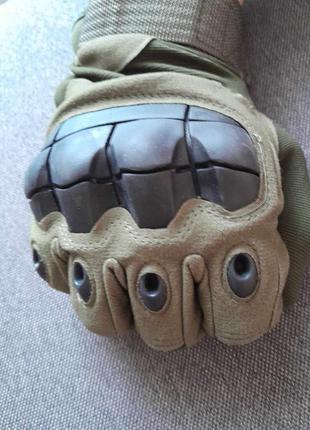 Тактичні рукавички з закритими пальцями й сенсорами на пальцях xl4 фото